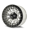 Dirty Life DT-3 17X9 5x127 -12 Offset - Machined Finish w/ Simulated Beadlock