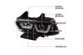 DODGE CHARGER HALOGEN PROJECTOR HEA