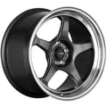 Konig Hyperspec 18x8.5A 5x108 ET42 Anthracite Metallic Wheel w/ Mirror Machined Lip (Knurled Bead)