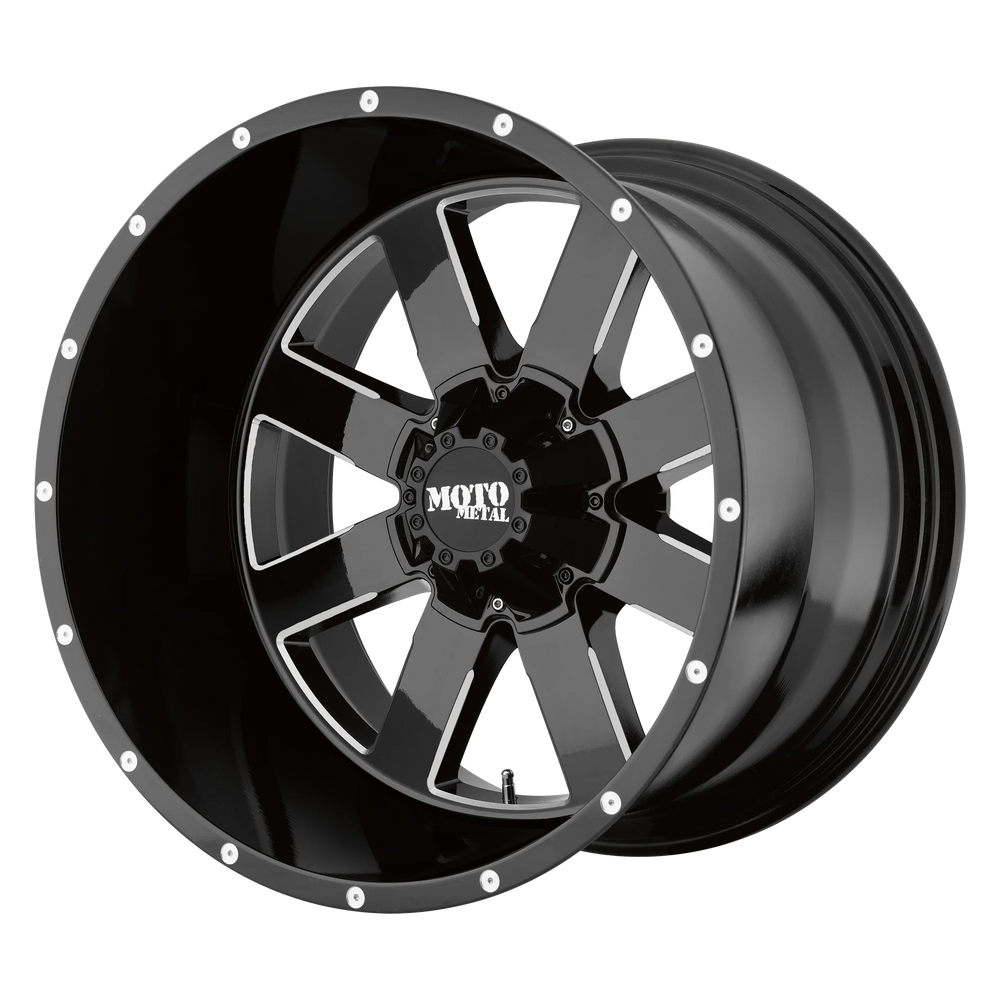 MO962 18X9 6X13500MM GLOSS BLACK MILLED