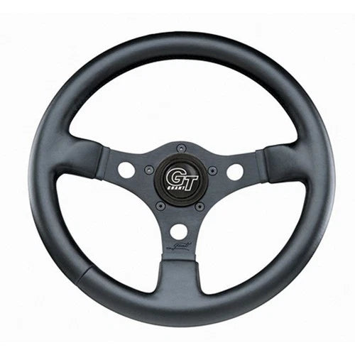 WHEEL BLACK LEATHER 12 IN