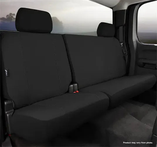 1421 TUNDRA SEAT PROTECTOR CUSTOM SEAT COVER REAR SPLIT SEAT 60/40 BLACK