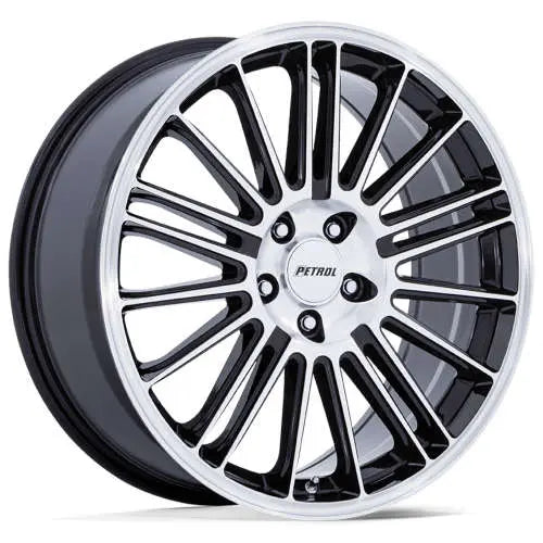 PE001 19X8 5X112 G-BLK MACH 40MM