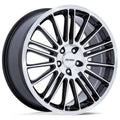 PE001 19X8 5X112 G-BLK MACH 40MM