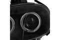 HALO LED PROJECTOR HEADLIGHT BLACK
