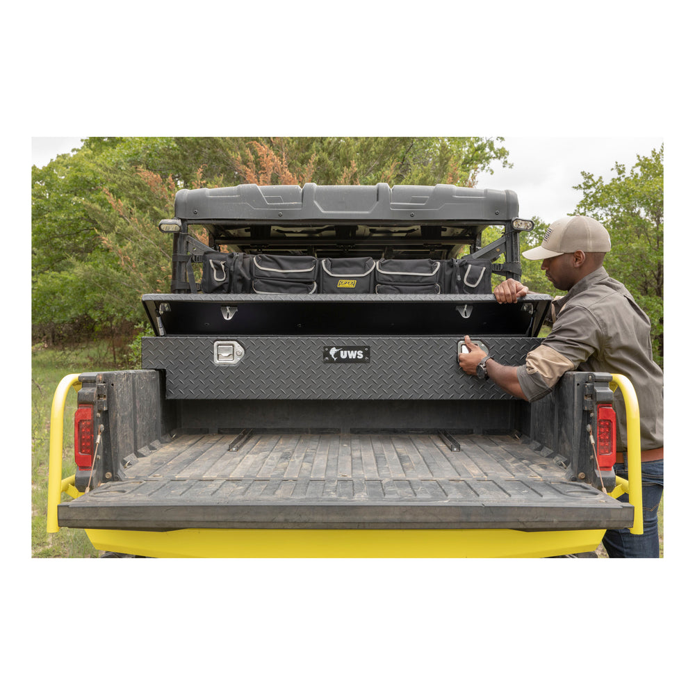 Matte Black Aluminum UTV Tool Box