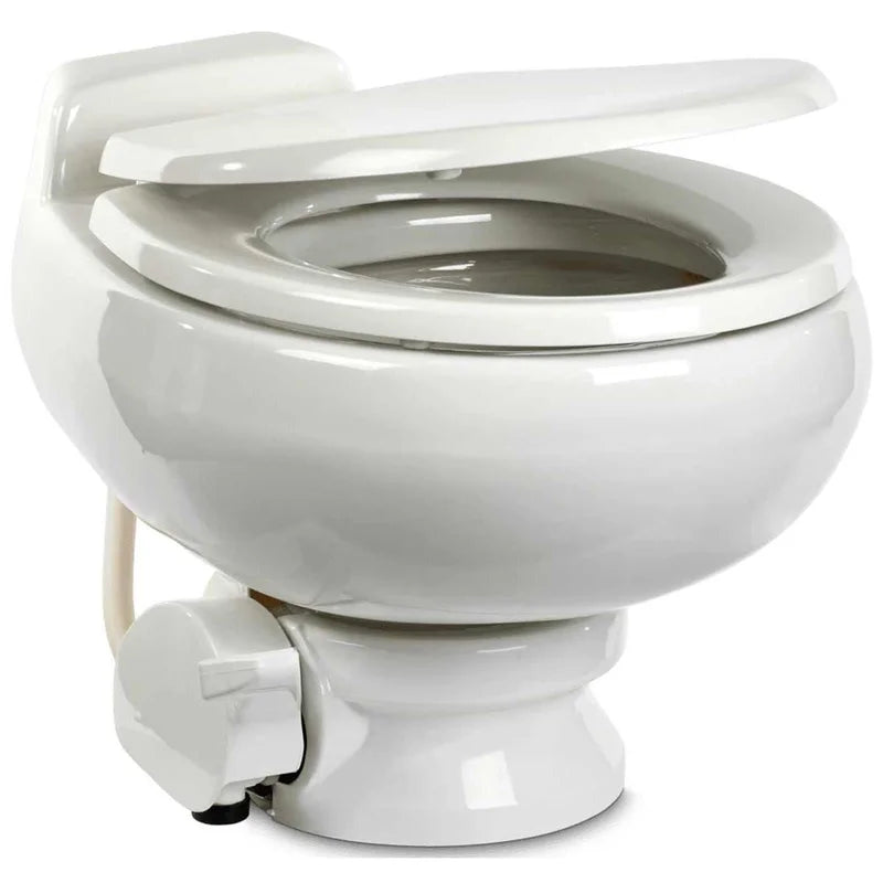 RV TOILET GRAVITY FLUSH 511+LP WHITE