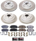 Power Stop 02-03 Subaru Impreza Front and Rear Semi-Coated Rotor Kit
