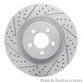 R1 05-23 Chrysler 300 Front Left Drilled & Slotted Geoperformance Rotor