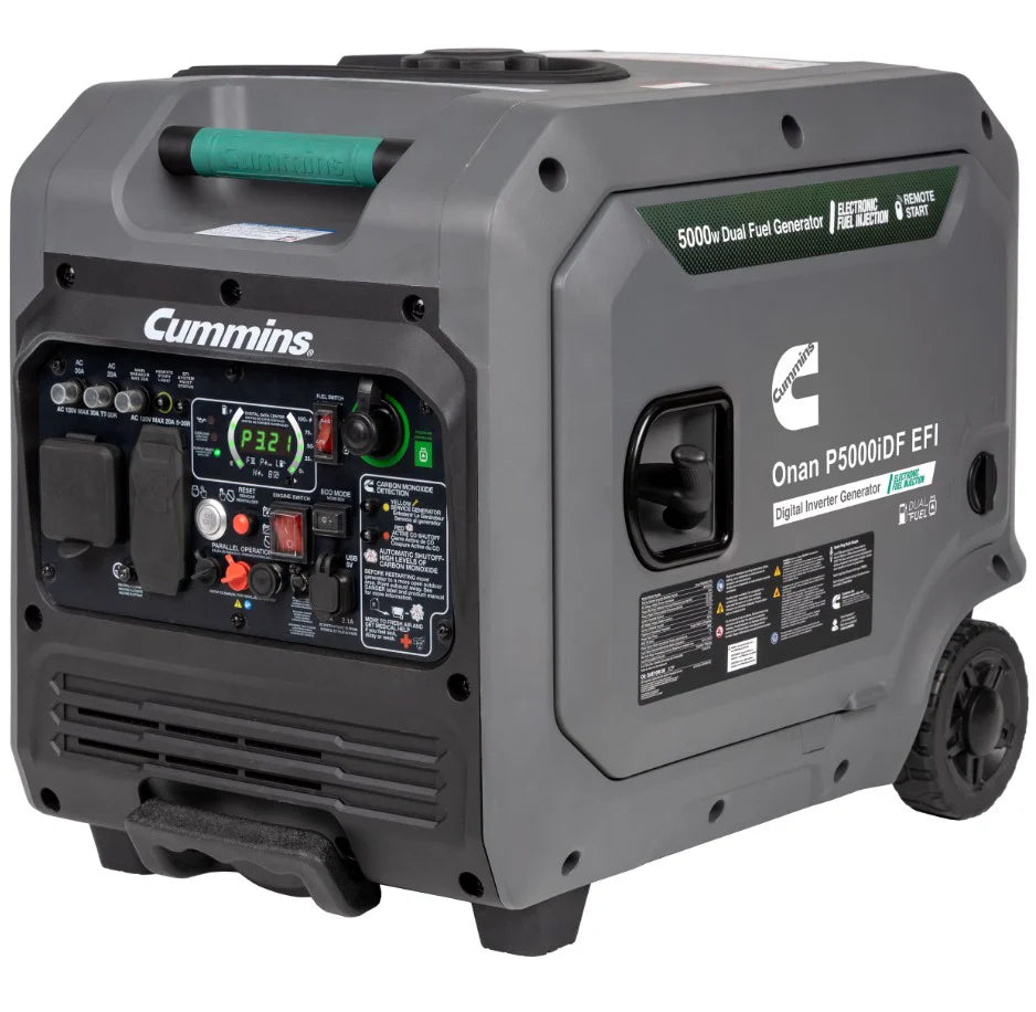 5000WATT DUAL FUEL (GAS/LPG) P5000IDF EFI PORTABLE INVERTER GENERATOR