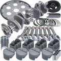 Eagle Chevy 350 3.750in Crank 5.700in I-Beam Rods -5cc Flat Top 4.060in Pistons Balanced Assembly