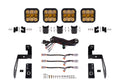 Diode Dynamics - Jeep JK SS5 4-Pod CrossLink Grille Lightbar Kit, Pro Yellow Combo