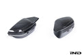 Akrapovic 2021+ BMW (G87) M2, (G80) M3 & (G82) M4 Mirror Cap Set- Matte Carbon