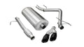 3.0 Inch Cat-Back Sport Single Side Exit Exhaust 4.0 Inch Black Tips 09-13 Silverado Sierra 1500 Reg
