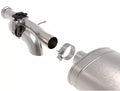 aFe cat-back exhaust installed view