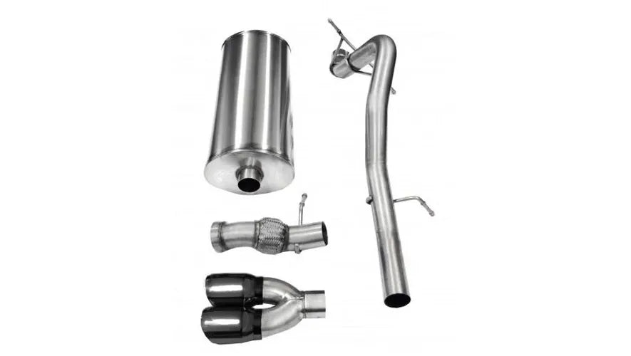 3.0 Inch Cat-Back Touring Single Rear Exit Exhaust 4.0 Inch Polished Tips 11-14 Cadillac Escalade GM