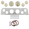 AutoMeter Antique Beige 62-66 GMC Truck Billet Panel/Gauge Kit - 3-1/8in. (x2) & 2-1/16in. (x4)