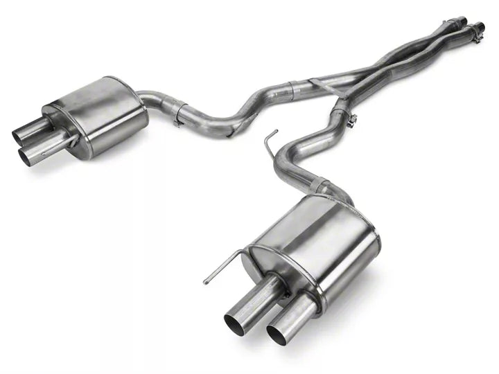 2.75 Inch Cat-Back Xtreme Plus Exhaust Dual Rear Exit Polygon Black Tip 15-Present Chevy C7 Corvette