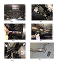 2.75 Inch Cat-Back Xtreme Plus Exhaust Dual Rear Exit Polygon Black Tip 15-Present Chevy C7 Corvette