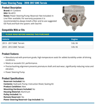 NEW POWER STEERING