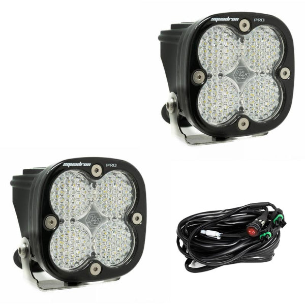 Baja Designs Squadron Pro Series Work/Scene Pattern Pair LED Light Pods