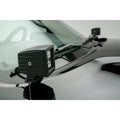 ~(5 lbs. 18X8X3)~ 2009-2017 DODGE RAM 1500: Hood Hinges LED Light Bar Mount KIT - By A Pillar - with Two 3 IN Cube Led Work Lights (Includes Universal Wiring Harness) - Bolts On to Hood Hinges - Easy Install