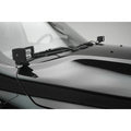 ~(5 lbs. 18X8X3)~ 2009-2017 DODGE RAM 1500: Hood Hinges LED Light Bar Mount KIT - By A Pillar - with Two 3 IN Cube Led Work Lights (Includes Universal Wiring Harness) - Bolts On to Hood Hinges - Easy Install