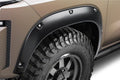 Black Pocket/Rivet Style Smooth Finish 4-Piece Fender Flare Set For 22-26 Nissan Frontier Bushwacker