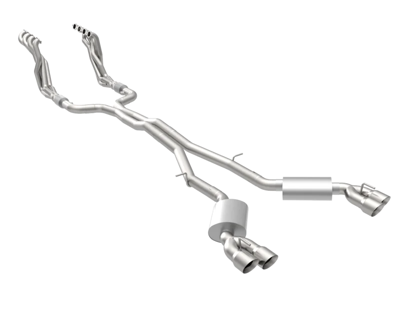 2' HEADERS & CATTED EXHAUST KIT W/P