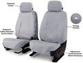 Covercraft 12-20 Nissan NV1500 Polycotton SeatSaver Custom Front Row Seat Covers - Grey