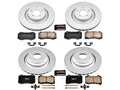 Power Stop 05-10 Chrysler 300 Front & Rear Z17 Evolution Geomet Coated Brake Kit