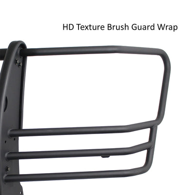 1315 FORD INTERCEPTOR UTILITY HEAVY DUTY WRAPAROUND BRUSH GUARDS STEEL TEXTURED BLACK