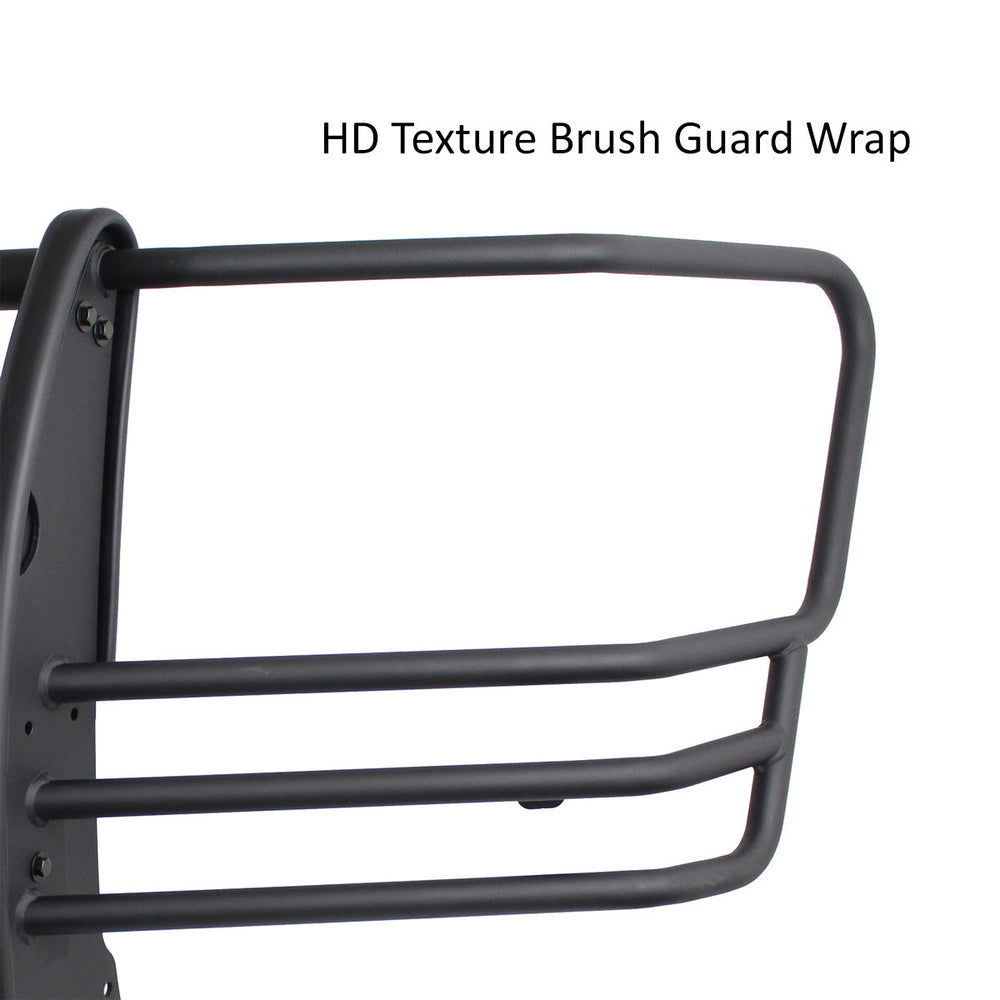 1315 FORD INTERCEPTOR UTILITY HEAVY DUTY WRAPAROUND BRUSH GUARDS STEEL TEXTURED BLACK