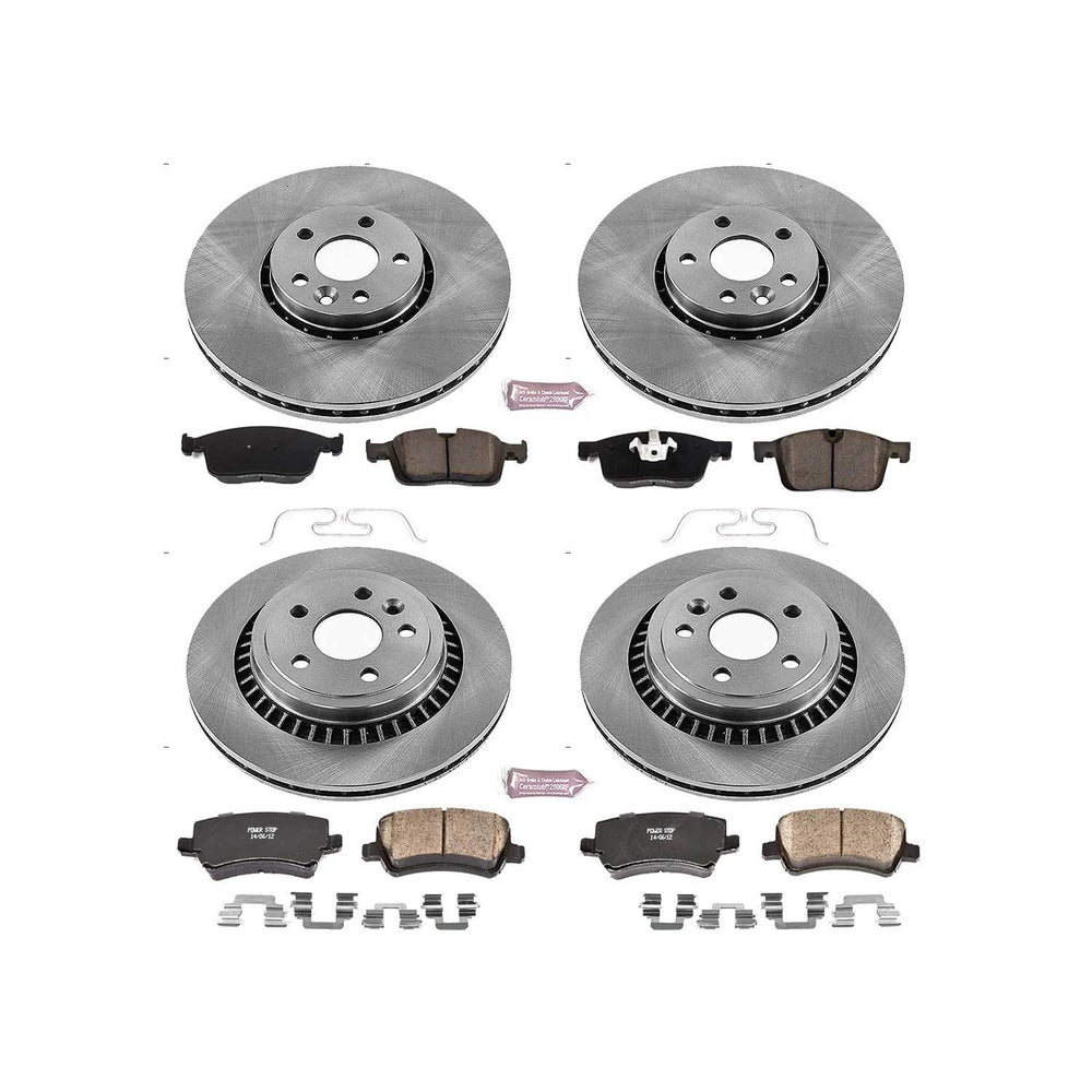 Power Stop 2017 Volvo XC60 Front & Rear Autospecialty Brake Kit