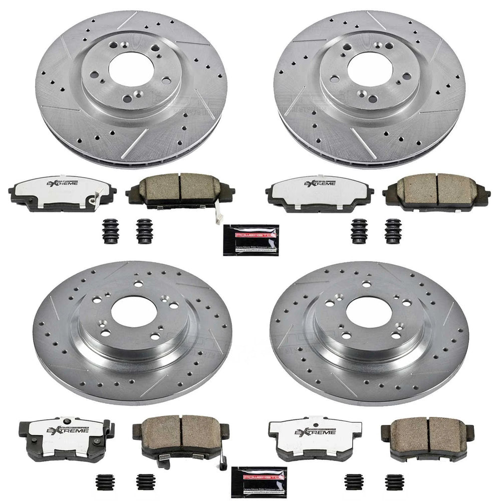 Power Stop 00-09 Honda S2000 Front & Rear Z23 Evolution Sport Brake Kit