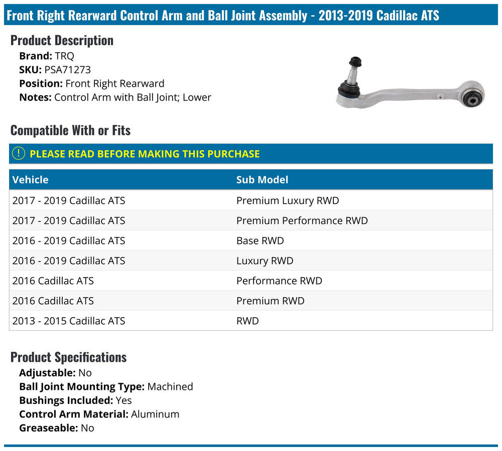 CONTROL ARM W/ BALL