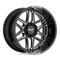 FOLSOM 20x10 8x170.00 GLOSS BLACK MILLED (18 mm)