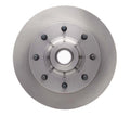 R1 73-79 Ford F-250 2WD (Excl Super Duty) Front Left Drilled Black Brake Rotor