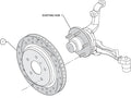 Wilwood Rotor Kit Front-Drilled 65-82 Corvette C2/C3 (1Pc Rotors)