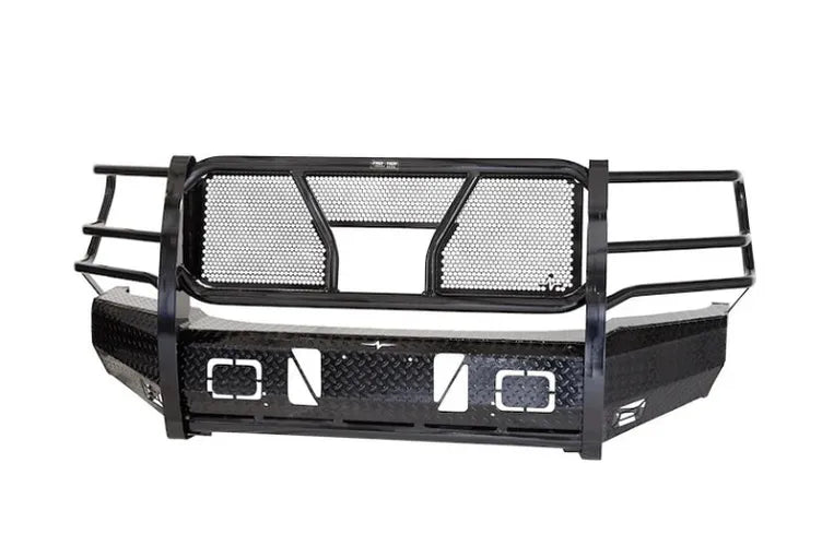 1517 F150 (EX RAPTOR) ORIGINAL FRONT BUMPER W/SENSORS & W OR W/O CAMERA GLOSS BLACK