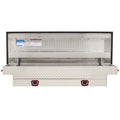 SADDLE BOX ALUMINUM COMPACT CLEAR 7.0 CU FT
