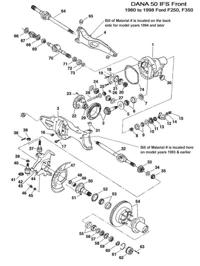 Dana auto part