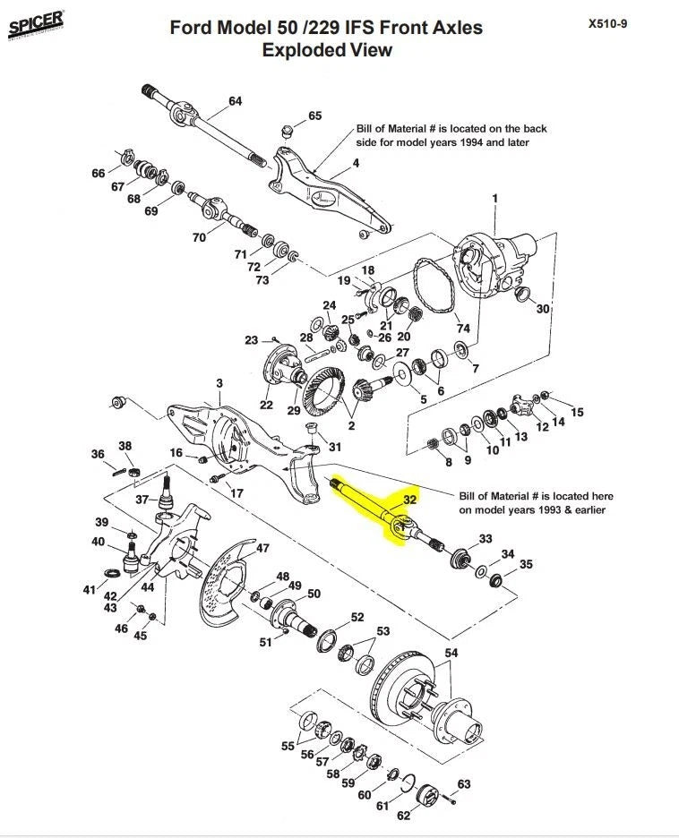 STEER AXLE ASSY