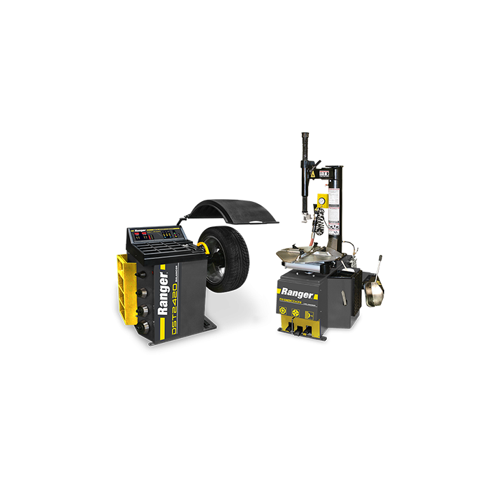 PKG DEAL:(1)R980XR +(1)DST2420 +(1)TAPE WHEEL WGTS BLK & SLV 1400PC