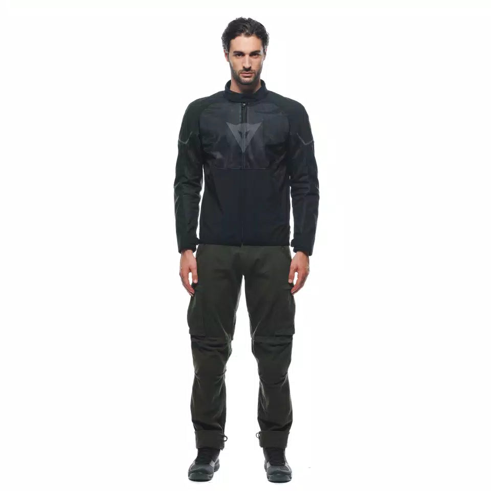 Dainese Ignite Air Tex Jacket Black/Black/Gray-Reflex Size - 56