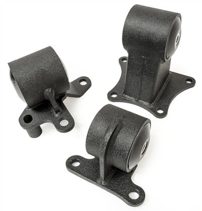 Innovative 90-93 Accord F-Series Black Steel Mounts 95A Bushings