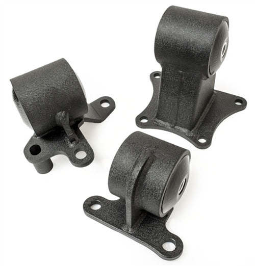 Innovative 90-93 Accord F-Series Black Steel Mounts 95A Bushings