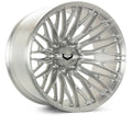Vossen VFX-04 22x10 - 8x180 - ET18 - Super Deep - 124.3 - Brushed Gloss Clear Wheel