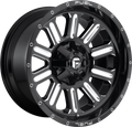 ~(44 lbs. 23X23X12)~ HARDLINE 20x9 5x114.30/5x127.00 GLOSS BLACK MILLED (1 mm)