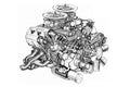 Fast Distributor, Chry. Rb 426-440, Billet, Xdi Ez-Run